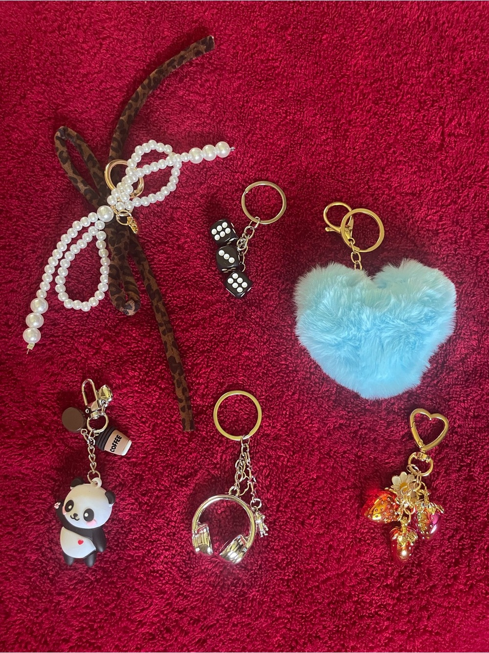 Key Chains/Bag charms lot